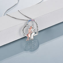 Load image into Gallery viewer, Granddaughter Female Friendship Sterling Silver Heart Necklace