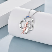 Load image into Gallery viewer, Granddaughter Female Friendship Sterling Silver Heart Necklace