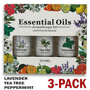 3 Pack - Aromatherapy Essential Oils Gift Set